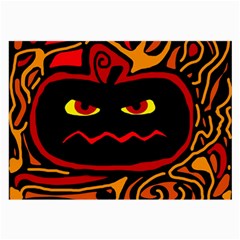 Halloween Decorative Pumpkin Large Glasses Cloth (2-side)