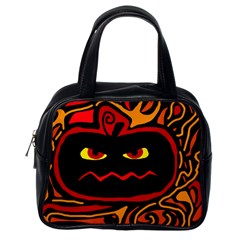 Halloween Decorative Pumpkin Classic Handbags (one Side) by Valentinaart