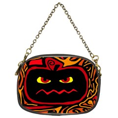 Halloween Decorative Pumpkin Chain Purses (one Side)  by Valentinaart