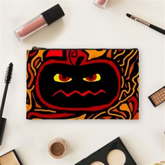 Halloween Decorative Pumpkin Cosmetic Bag (medium) 