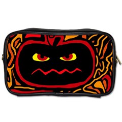 Halloween Decorative Pumpkin Toiletries Bags 2-side