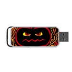 Halloween decorative pumpkin Portable USB Flash (One Side) Front