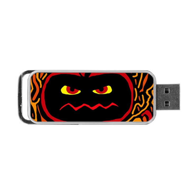 Halloween decorative pumpkin Portable USB Flash (One Side)