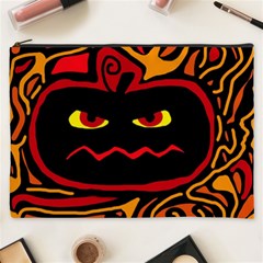 Halloween Decorative Pumpkin Cosmetic Bag (xxxl) 