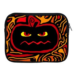 Halloween Decorative Pumpkin Apple Ipad 2/3/4 Zipper Cases by Valentinaart