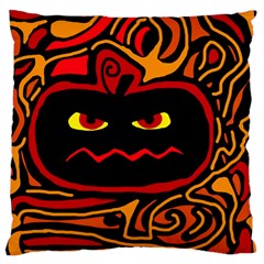 Halloween Decorative Pumpkin Standard Flano Cushion Case (one Side)