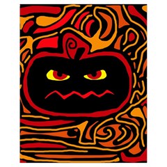 Halloween Decorative Pumpkin Drawstring Bag (small) by Valentinaart