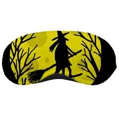 Halloween Witch - Yellow Moon Sleeping Masks by Valentinaart