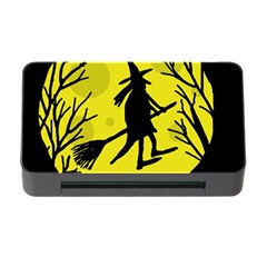 Halloween Witch - Yellow Moon Memory Card Reader With Cf