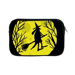 Halloween Witch - Yellow Moon Apple Ipad Mini Zipper Cases by Valentinaart