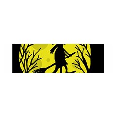 Halloween Witch - Yellow Moon Satin Scarf (oblong)