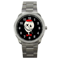 Halloween Monster Sport Metal Watch by Valentinaart