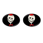 Halloween monster Cufflinks (Oval) Front(Pair)