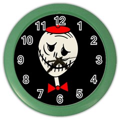 Halloween Monster Color Wall Clocks by Valentinaart