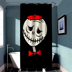 Halloween Monster Shower Curtain 36  X 72  (stall) 