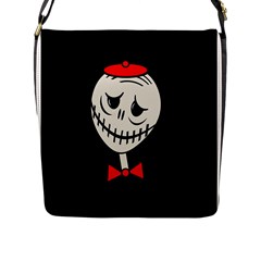 Halloween Monster Flap Messenger Bag (l) 