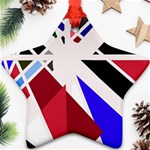 Decorative flag design Ornament (Star)  Front