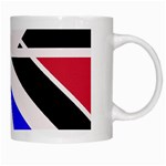 Decorative flag design White Mugs Right