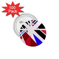 Decorative flag design 1.75  Buttons (100 pack) 