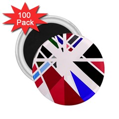 Decorative flag design 2.25  Magnets (100 pack) 