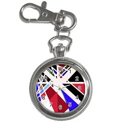 Decorative flag design Key Chain Watches