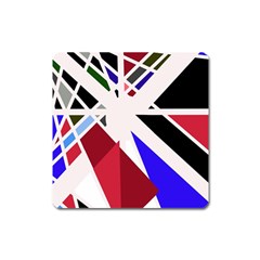 Decorative flag design Square Magnet