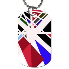 Decorative flag design Dog Tag (One Side)