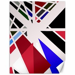 Decorative flag design Canvas 12  x 16  