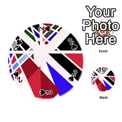 Decorative flag design Playing Cards 54 (Round) 