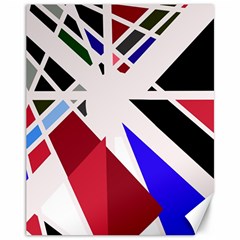 Decorative flag design Canvas 11  x 14  