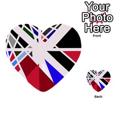 Decorative flag design Multi-purpose Cards (Heart) 