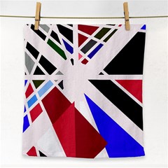 Decorative flag design Face Towel