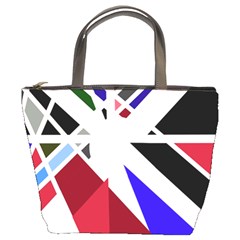 Decorative flag design Bucket Bags