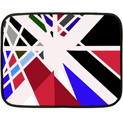 Decorative Flag Design Fleece Blanket (mini)