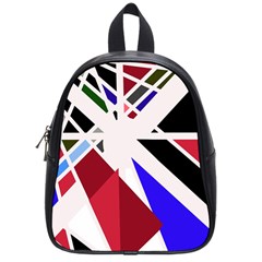 Decorative flag design School Bags (Small) 