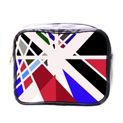 Decorative flag design Mini Toiletries Bags