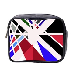 Decorative flag design Mini Toiletries Bag 2-Side