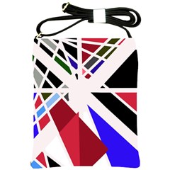 Decorative flag design Shoulder Sling Bags