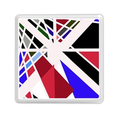 Decorative flag design Memory Card Reader (Square) 