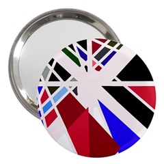 Decorative flag design 3  Handbag Mirrors