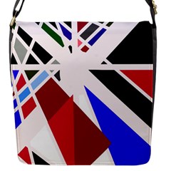 Decorative flag design Flap Messenger Bag (S)