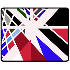 Decorative flag design Double Sided Fleece Blanket (Medium) 