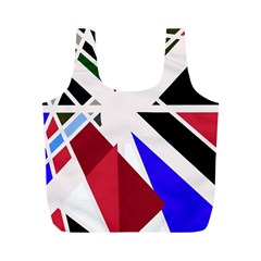 Decorative flag design Full Print Recycle Bags (M) 