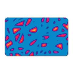 Blue And Red Neon Magnet (rectangular)