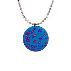 Blue And Red Neon Button Necklaces by Valentinaart