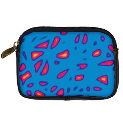 Blue And Red Neon Digital Camera Cases