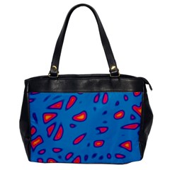 Blue And Red Neon Office Handbags