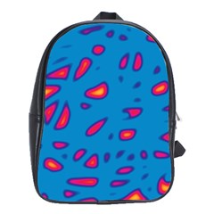 Blue And Red Neon School Bags (xl) 