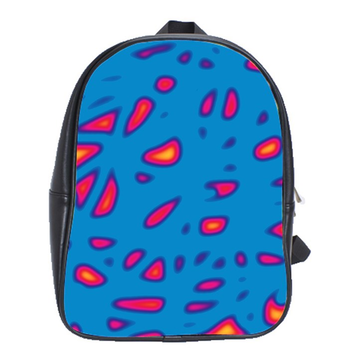 Blue and red neon School Bags (XL) 