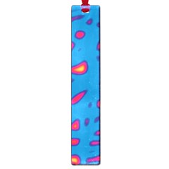 Blue And Red Neon Large Book Marks